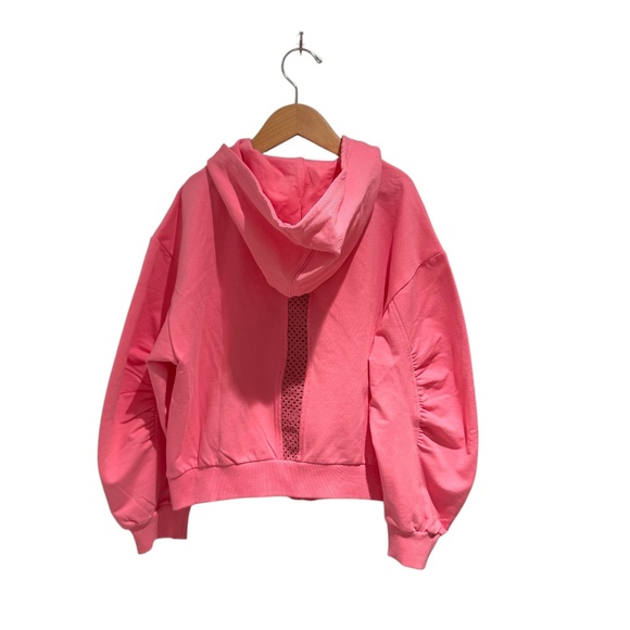 MONNALISA pink zip hoodie sweatshirt - size 9 - Picture 3 of 6